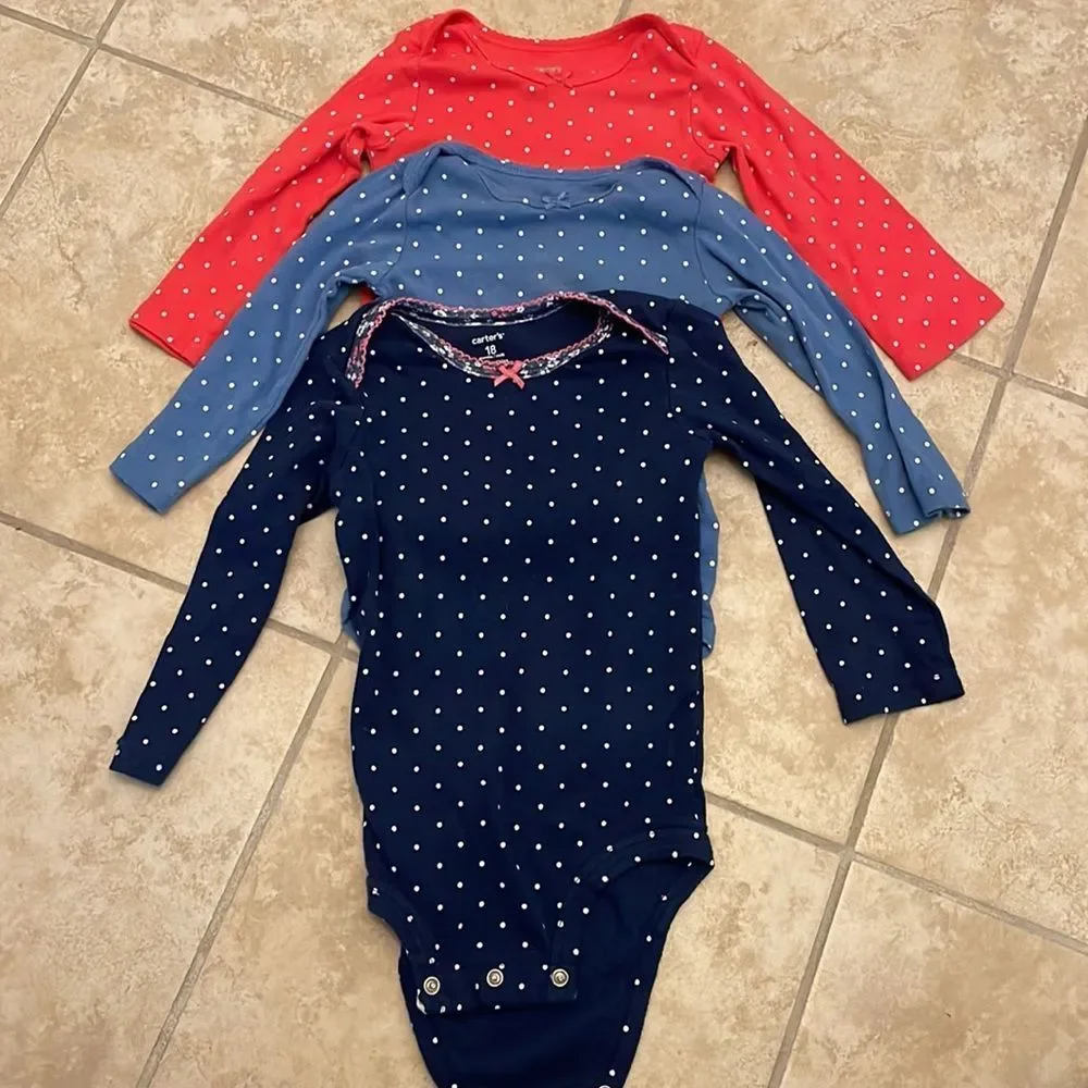 3 Piece Baby Girl Bodysuits 18M - Picture 5 of 5